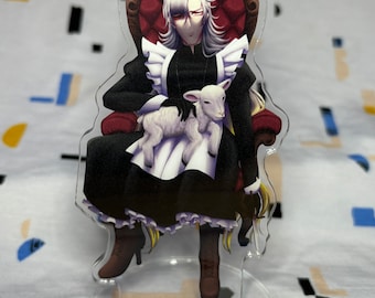 DEADRKGK's First Solo Exhibition "RE:verber/ation" Commemorative 5" Acrylic Standee - Valentine's Sacrificial Lamb [OC] - Limited Edition