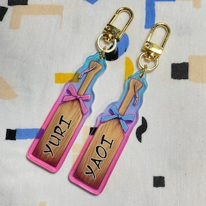 Yaoi / Yuri Paddle 3&quot; Charms [Double-Sided Gradient Acrylic]