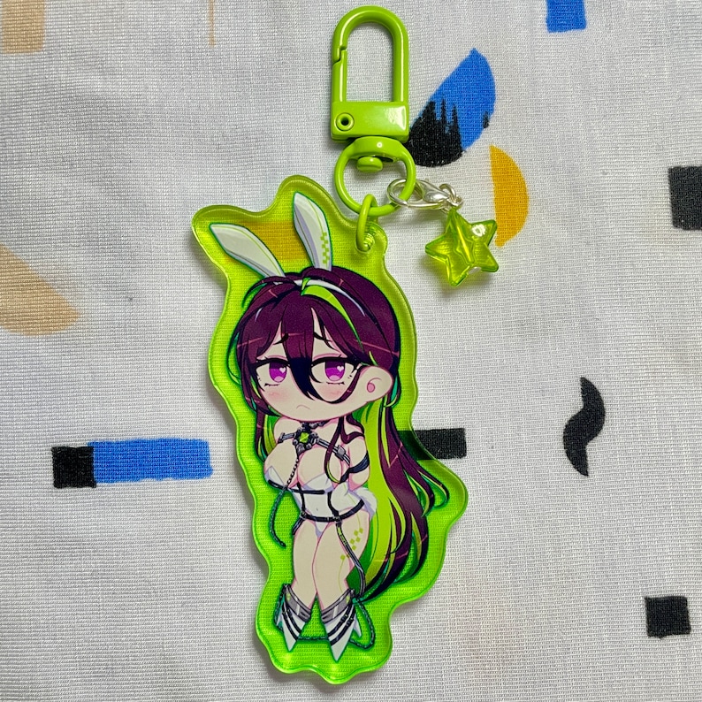 GUILTY Bunny Costume 3 Charms Double-Sided Gradient Acrylic NIKKE Goddess Of Victory image 3