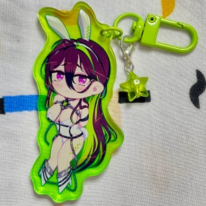 GUILTY Bunny Costume 3 Charms Double-Sided Gradient Acrylic NIKKE Goddess Of Victory image 4