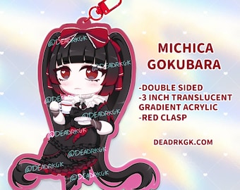 Michica Gokubara 3” Charms [Double-Sided Gradient Acrylic] NEEDY GIRL OVERDOSE / Streamer Overload