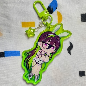 GUILTY Bunny Costume 3 Charms Double-Sided Gradient Acrylic NIKKE Goddess Of Victory image 1