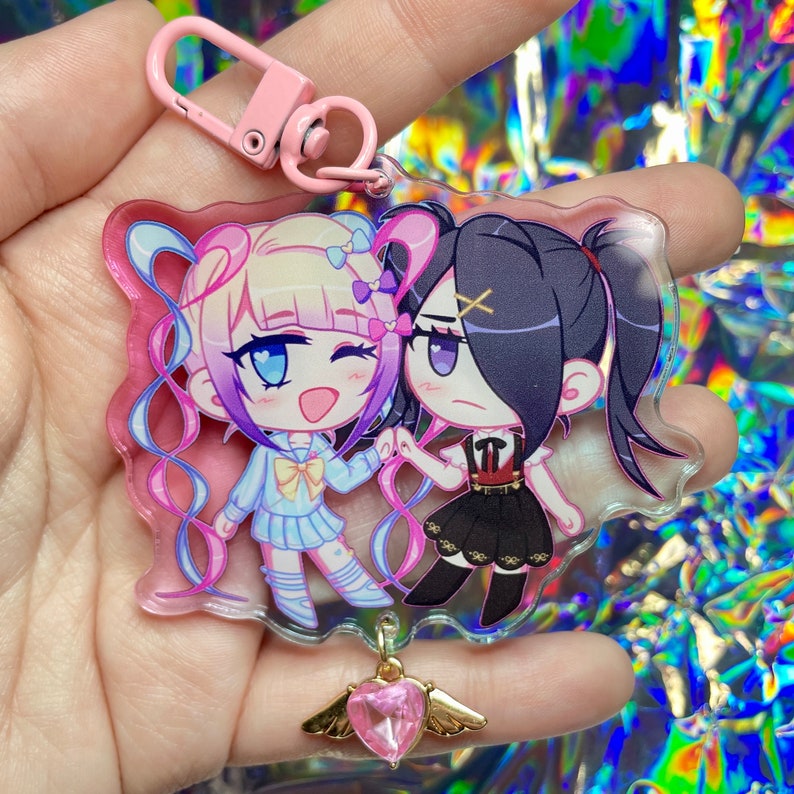 NEEDY GIRL OVERDOSE Needy Streamer Overload 3 Charms Double-Sided Gradient Acrylic image 4