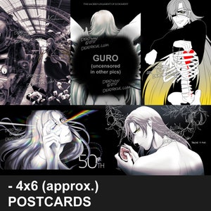 Impressions de cartes postales 4 x 6 de la Saint-Valentin - Vienne, Blood Eagle [guro], DSOTM 50th, exosquelette