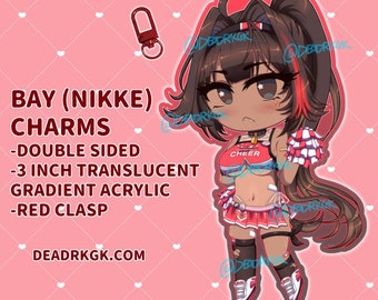 PREORDER - BAY 3" Charms [Double-Sided Gradient Acrylic] - NIKKE Goddess Of Victory