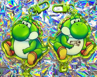 FAT YOSHI 3" Charms [Double-Sided Gradient Acrylic]