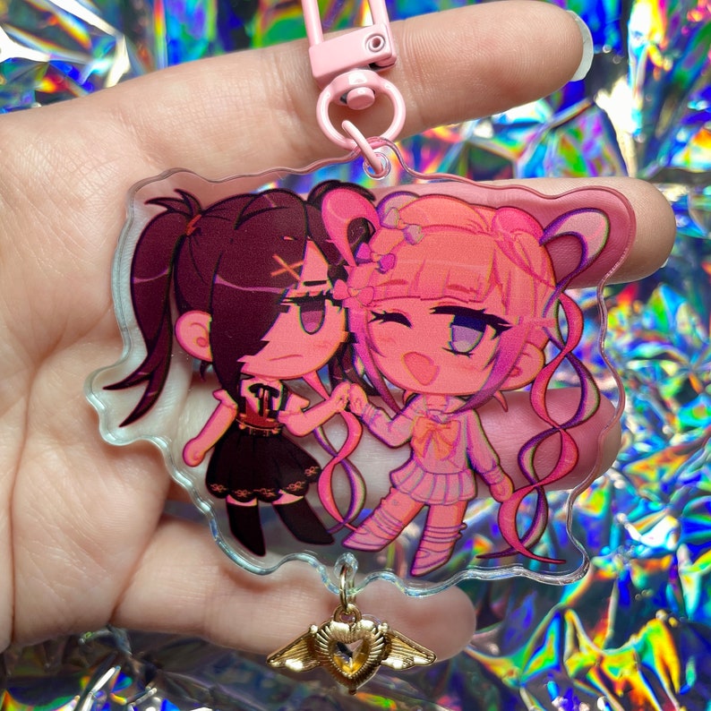 NEEDY GIRL OVERDOSE Needy Streamer Overload 3 Charms Double-Sided Gradient Acrylic image 5