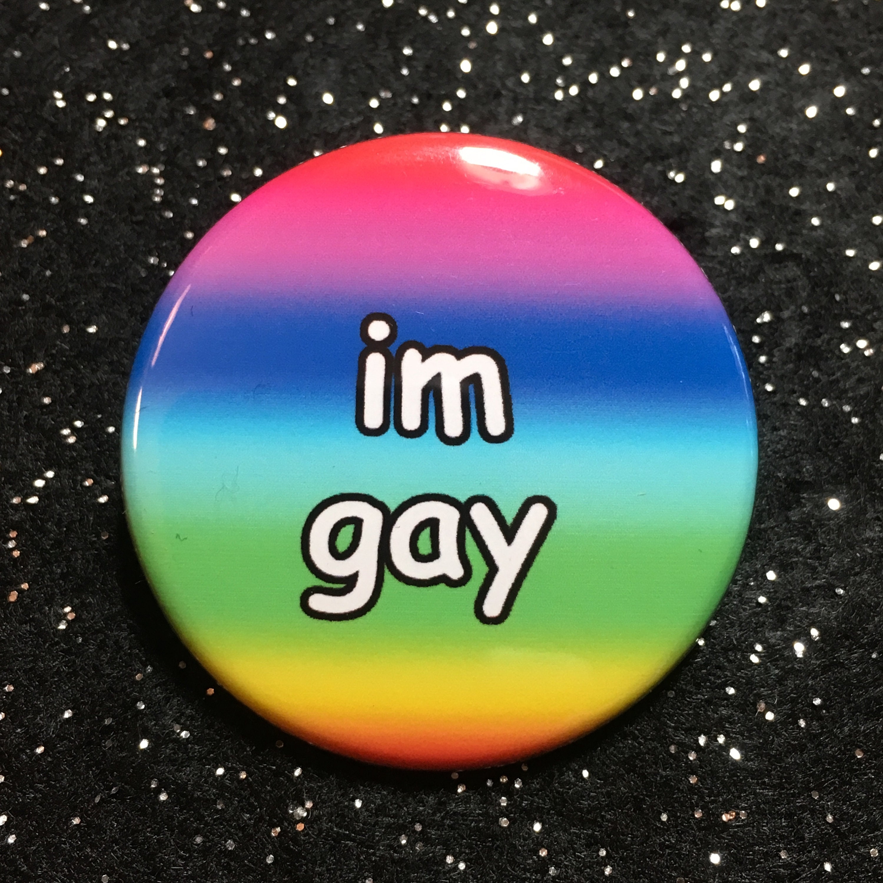 Im gay 1.5 Button | Etsy