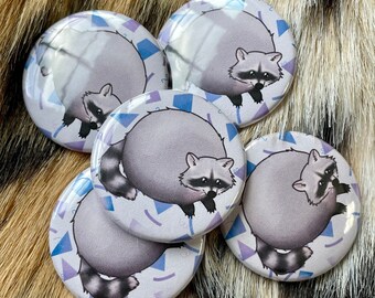 FAT RACCOON 1.5” Buttons