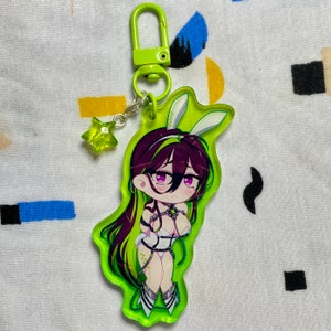 GUILTY Bunny Costume 3 Charms Double-Sided Gradient Acrylic NIKKE Goddess Of Victory image 2