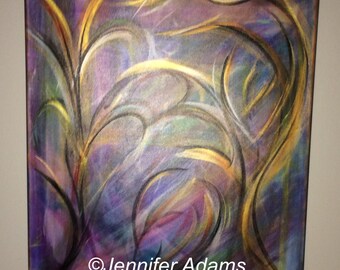 Trees, Branches, Creepy Forest, Magical Forest, Forest, Abstracy Art, Abstract, Art, Ready to Hang