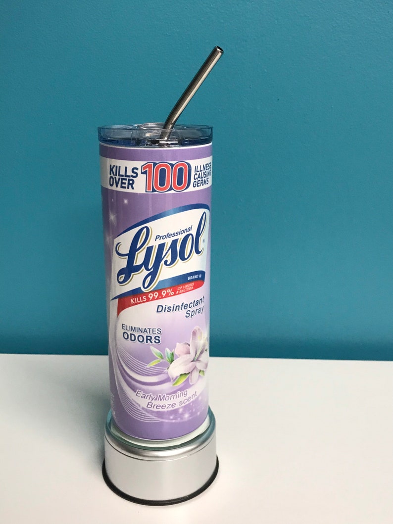 Lysol stainless steel printed skinny tumbler 20oz multiple Etsy