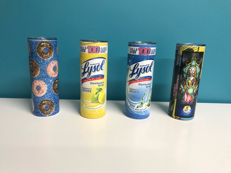 Lysol stainless steel printed skinny tumbler 20oz multiple Etsy