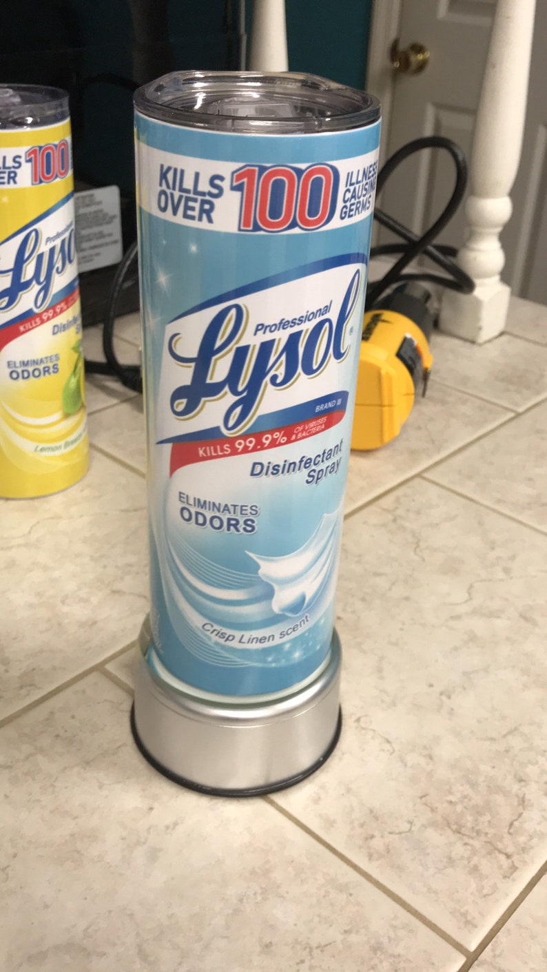 Lysol stainless steel printed skinny tumbler 20oz multiple Etsy