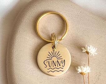 Custom Dog Tag — Laser Engraved Pet ID Tag — Beach Dog Tag — SALT & SUN