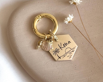 Custom Dog Tag — Laser Engraved Pet ID Tag — Beach Dog Tag — ENDLESS SUMMER