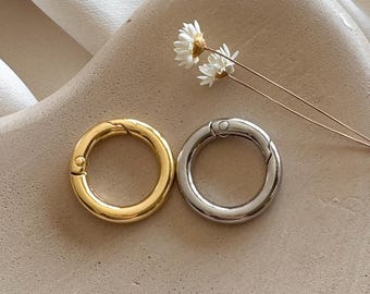 ONLY available with purchase of our tags, Spring Clasp add on for Pet Id Tags. Dog clip for tags