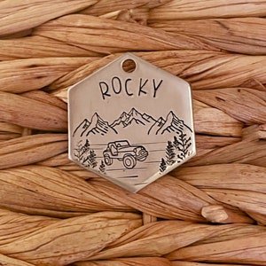 Jeep Dog Tag Etsy
