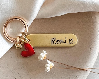 Custom Dog Tag — Laser Engraved Pet ID — Brass or Nickel Silver — HEARTSTRINGS BAR Tag