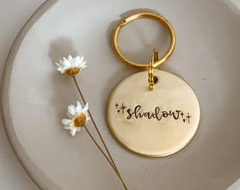 TWINKLES Dog Tag, Pet Id Tag, Personalized Dog Tag, Hand Stamped Dog Tag, Engraved Dog Tag, dog tag