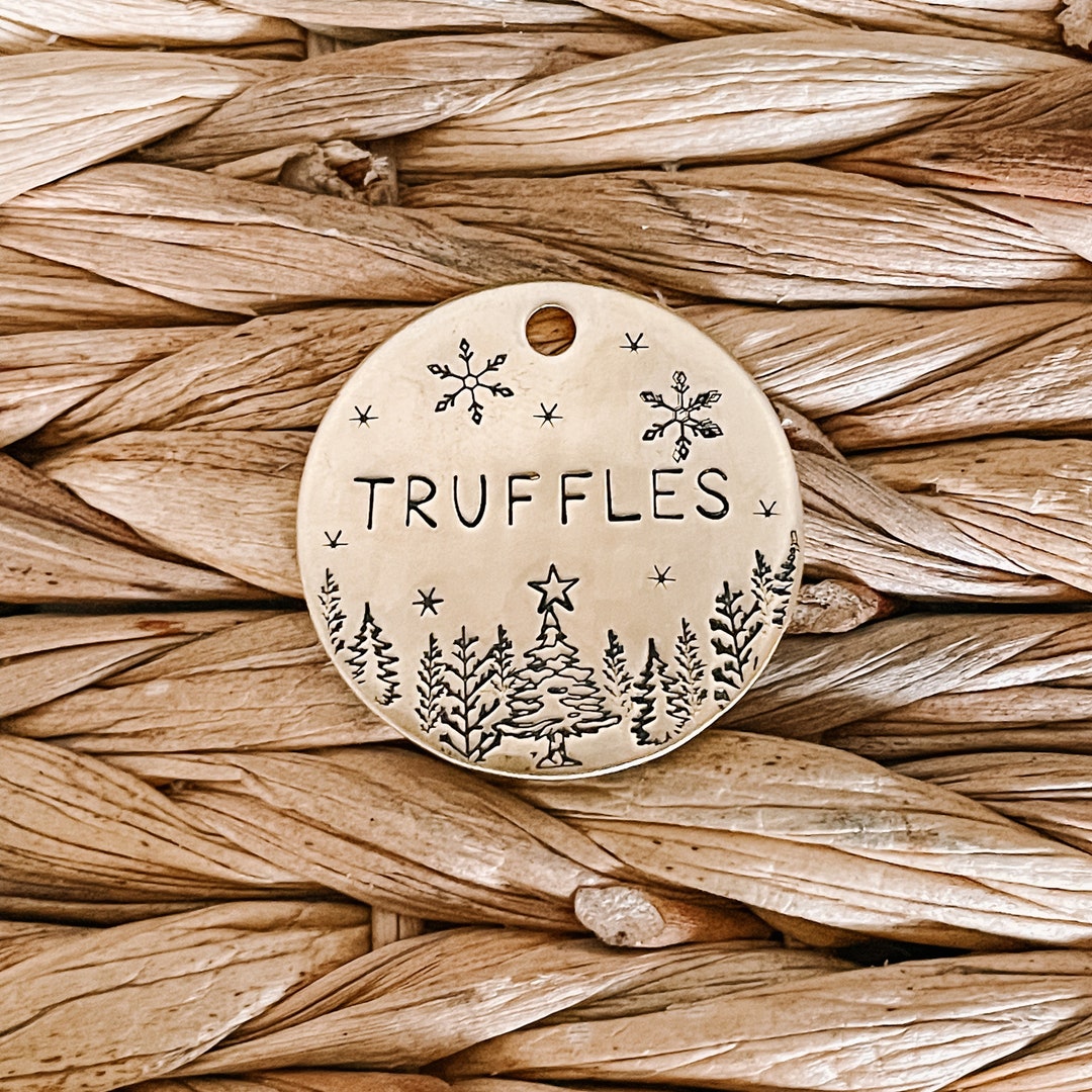 Dog Tag, Pet Id Tag, Personalized Dog Tag, Hand Stamped Dog Tag