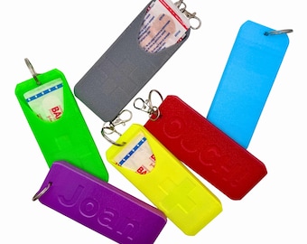 Customized Bandage Holder Keychain, Personalized Mini First Aid Kit, Travel On The Go Bandages Case, Convenient Medical Nurse Accessory Flex