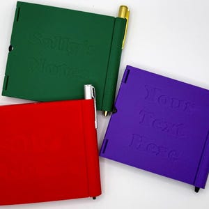 Customizable Sticky Notes Notebook With Pen, Personalized Sticky Pad ...