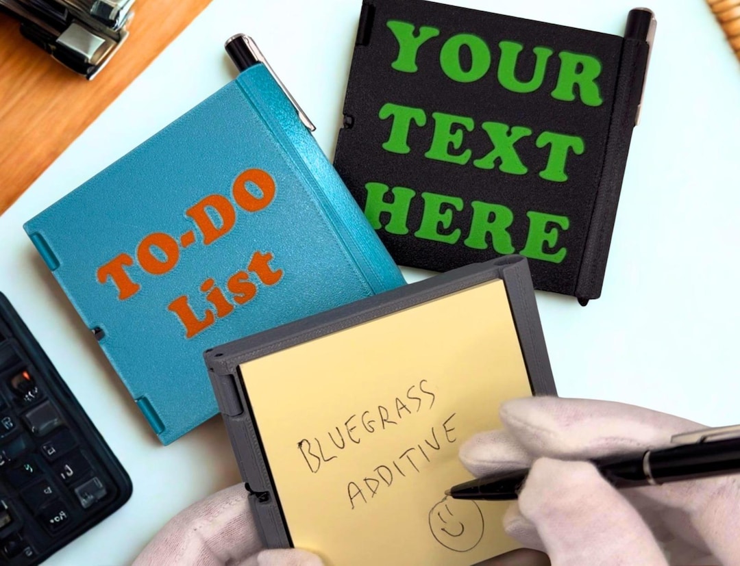 Sticky Notes For Notebook Customizable Two Tone Sticky Notes Notebook With Pen, Personalized ...