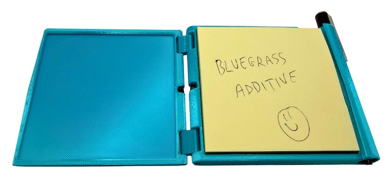 Customizable Two Tone Sticky Notes Notebook With Pen, Personalized ...