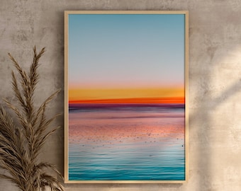 Ocean Sunset Print, La Jolla Print, Torrey Pines Beach, San Diego Wall Art, Sunset Photo, San Diego Picture, Ocean Sunset Wall Art