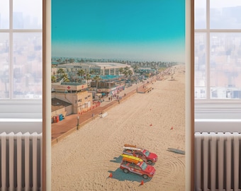 Mission Beach Print | Lifeguard print, San Diego Wall art,  Pacific Beach Print , Poster San Diego, Beach Photography, Ocean Print Wall Art
