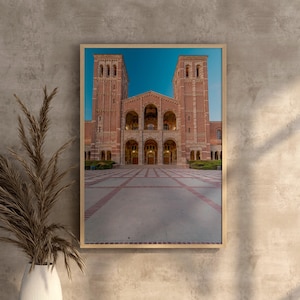 UCLA Architecture Print: Los Angeles Campus Wall Art