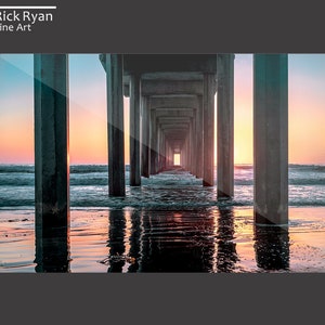 San Diego Print |  La Jolla Art, Signed Metal Print, San Diego Gifts, California Wall Art, San Diego Poster, Sunset Beach Print