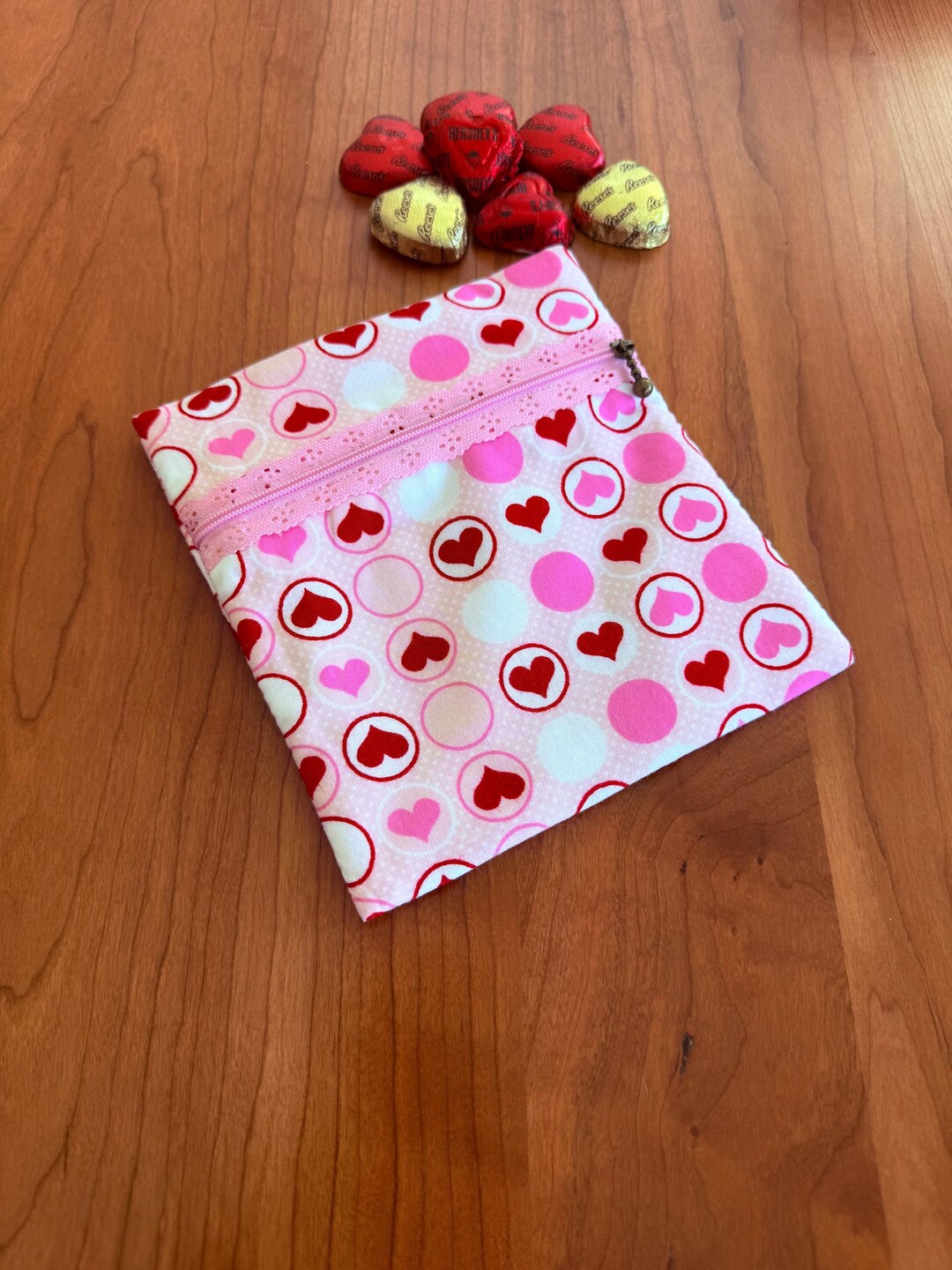 Heart Valentine Zippered Pouch - Etsy