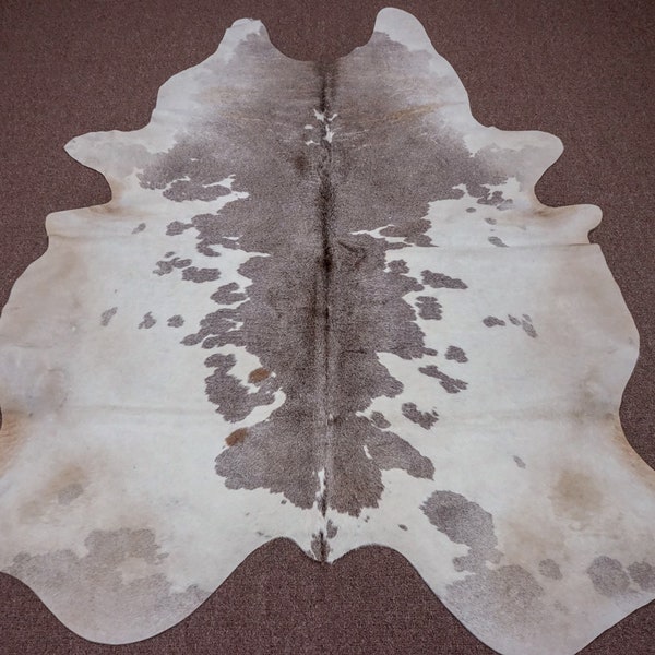 Extra Large Exotic Cowhide rug 7.9 x 6.8ft -3359