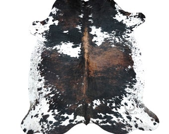 Rodeo Classic Tricolor  cowhide rug
