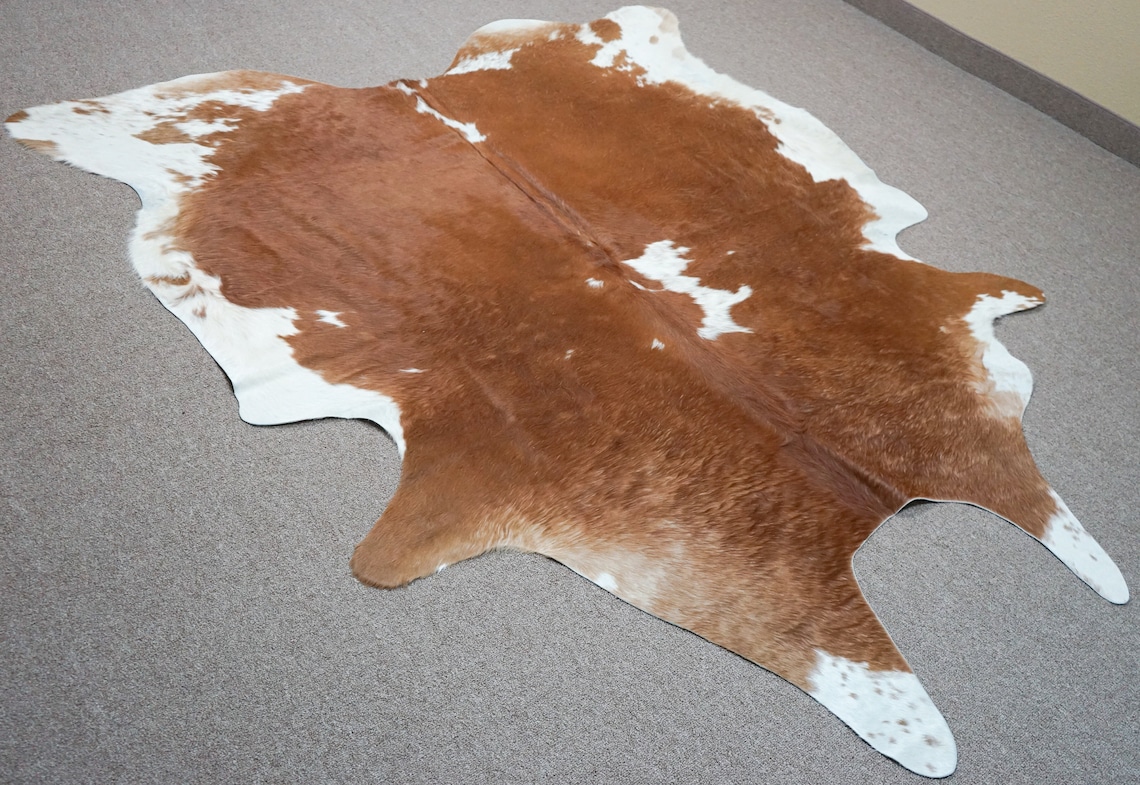 Extra Large Exotic Cowhide rug 7.10 x 6.7ft 3390 Etsy