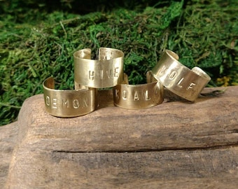 Anillos de criaturas personalizados