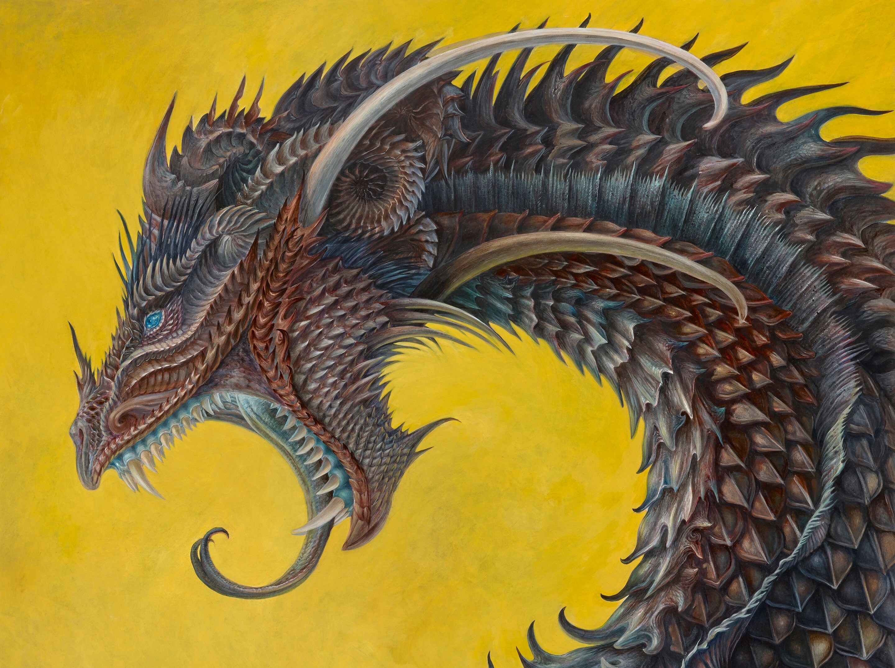 PRINT - Color of Fury Dragon