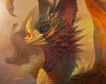 PRINT - Sulfur Dragon 8.50" x 11"