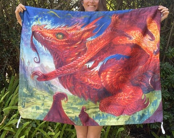 Tapestry - Red Fire-starter Dragon