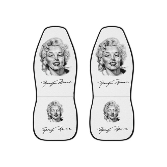 Car Seat Covers Marilyn Monroe Original Artwork From Dantel Art LLC Etsy