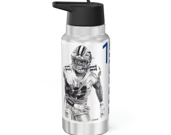 Gator Tumbler, 32oz - Micah Parsons Dallas Cowboys Linebacker Original Football Sports Artwork from Dantel Art LLC