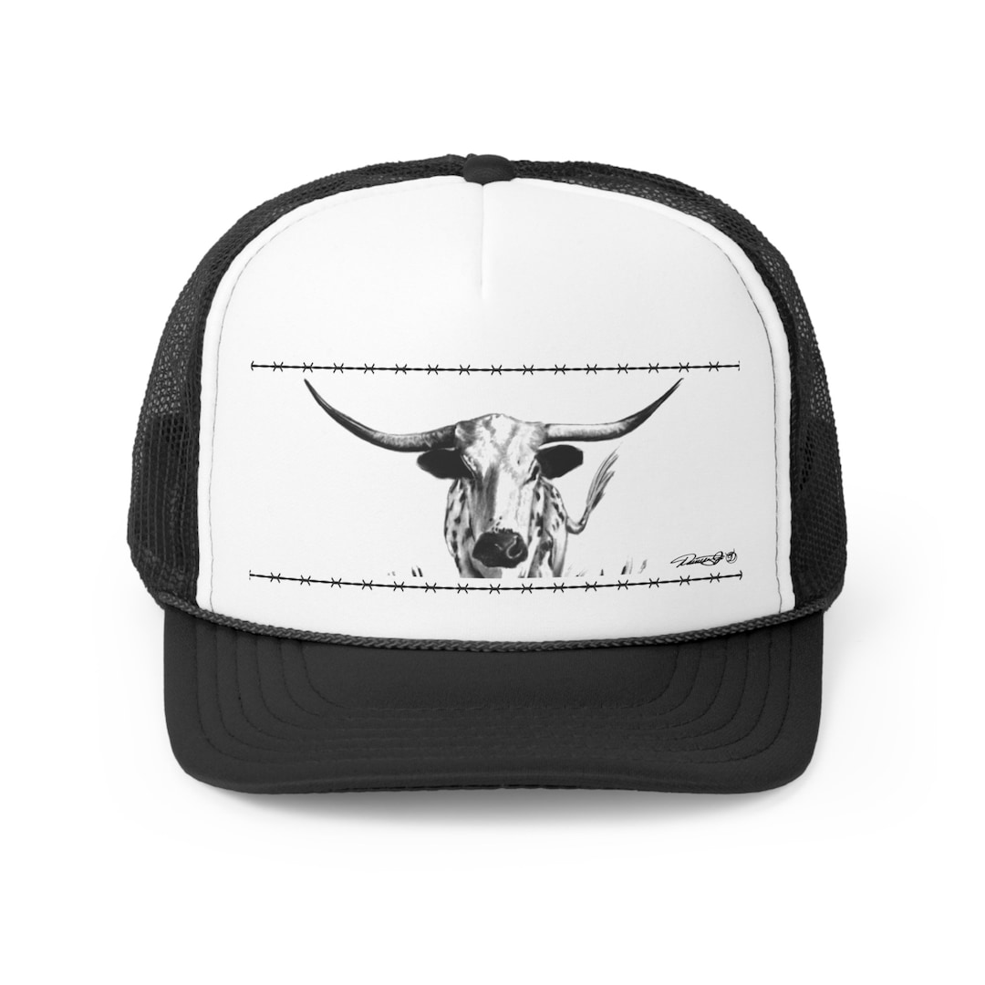 Trucker Caps Texas Longhorn Steer Cow Country Original - Etsy
