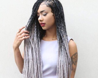Catface Hair Black Burgundy Ombre Jumbo Braiding Hair Etsy