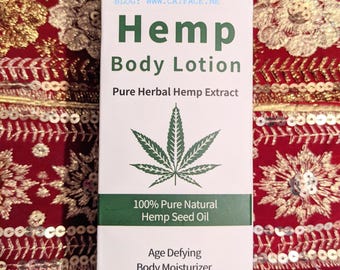 NATURAL DOCTOR ORGANIC vegan hemp body lotion