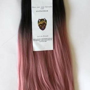 Catface Hair Black Pink Ombre Jumbo Braiding Hair extensions crochet braids ropetwists boxbraids