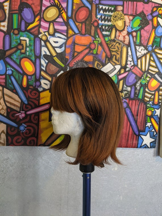 BROWN BERRY OMBRE Straight Bob Wig - Etsy
