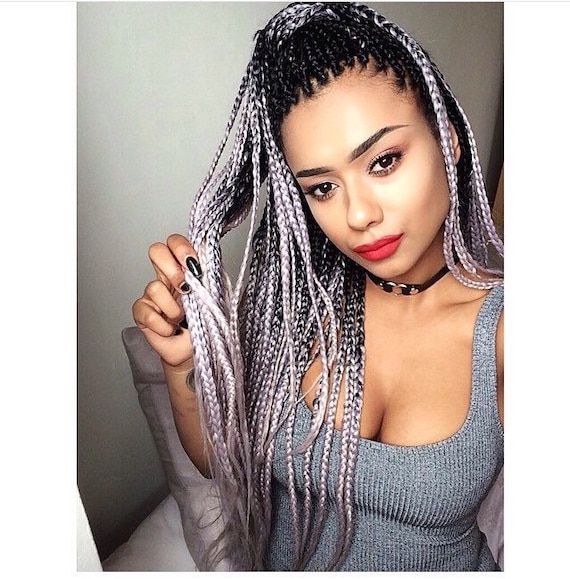 30 Box Braids with Beads to Try In 2022  Braids with beads, Single braids,  Colored box braids