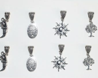 CATFACE SILVER GODDESS hair charms dread loc beads